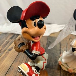 Baseball Mickey bubblehead figurine